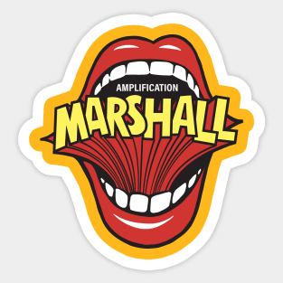 Marshall Mouth Sticker